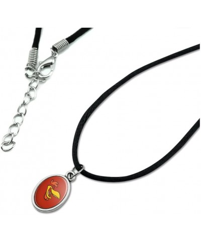 Looney Tunes Foghorn Leghorn Face Antiqued Oval Charm Pendant with Black Satin Cord $10.61 Necklaces