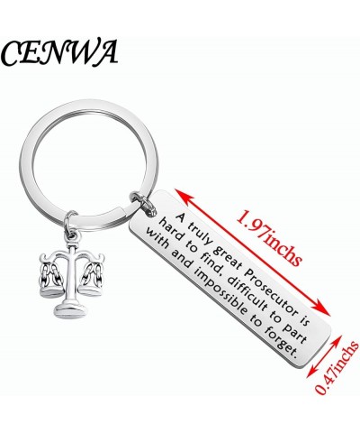 Prosecutor Gift Coworker Leaving Keychain A Truly Great Prosecutor Is Hard To Find Scales of Justice Keychain Prosecutor K $9...