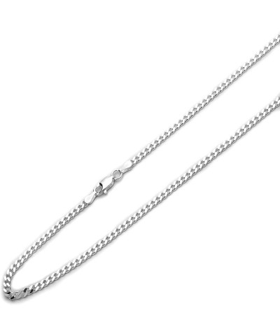 Unisex Italian 2mm Miami Cuban Curb Link Thick ITProLux Solid 925 Necklace Chain 16" - 30 18 Inch $12.25 Necklaces