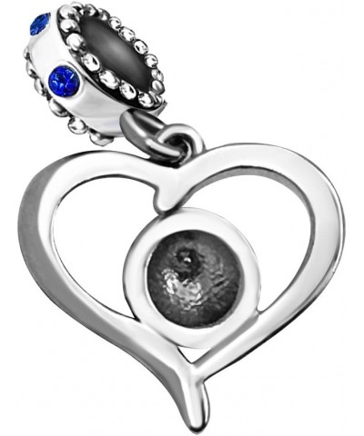 Football Charm Soccer FIFA World Cup Sport Heart Birthstone Charms for Bracelets Father Daughter Brother Son Jewelry Blue $8....