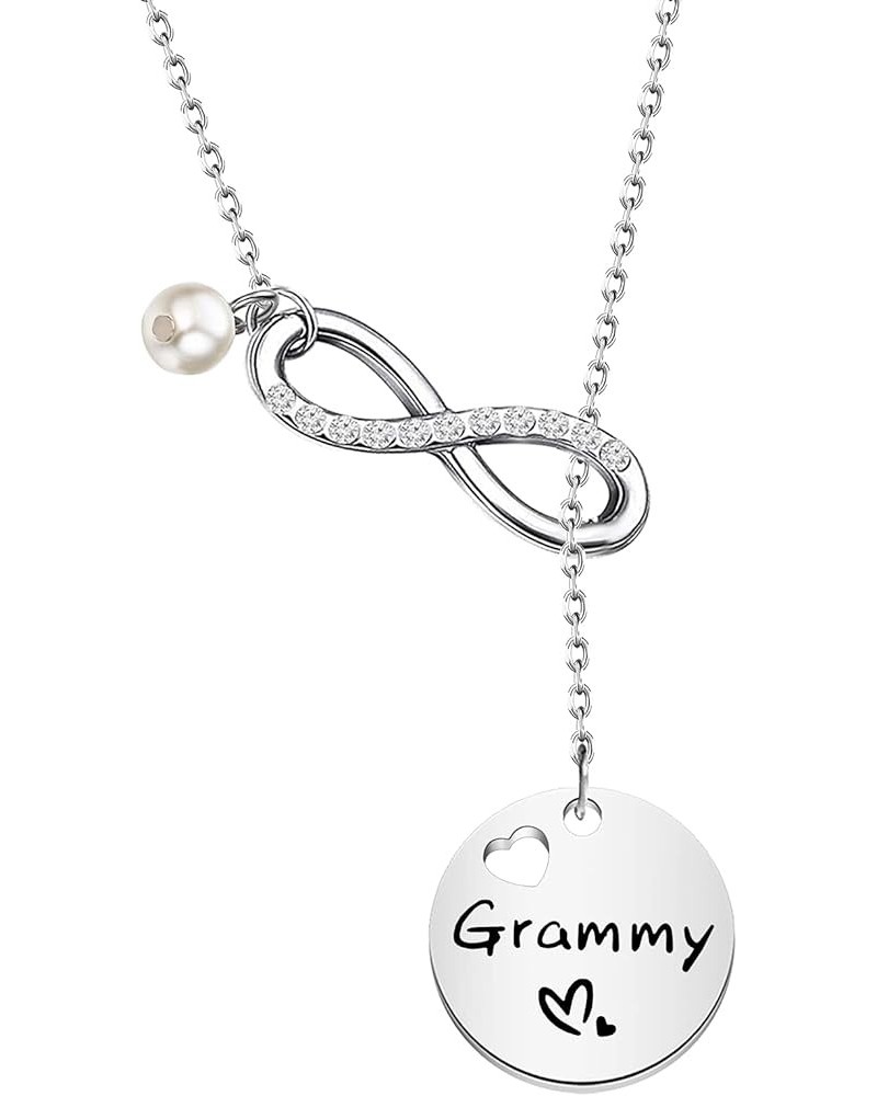 Grandma Necklace Round Disc Grandma Stainless Steel Charm Necklace Best Grandma Ever Gift for Grandma Nana Y necklace $9.66 P...