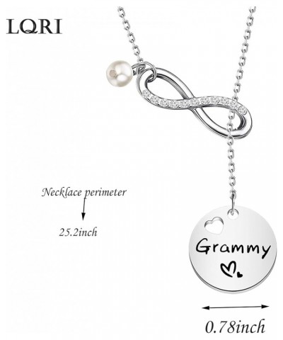 Grandma Necklace Round Disc Grandma Stainless Steel Charm Necklace Best Grandma Ever Gift for Grandma Nana Y necklace $9.66 P...