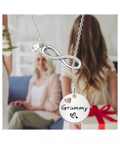 Grandma Necklace Round Disc Grandma Stainless Steel Charm Necklace Best Grandma Ever Gift for Grandma Nana Y necklace $9.66 P...