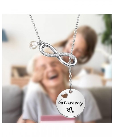 Grandma Necklace Round Disc Grandma Stainless Steel Charm Necklace Best Grandma Ever Gift for Grandma Nana Y necklace $9.66 P...