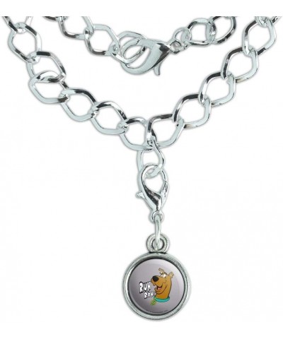 Scooby-Doo Ruh Roh Silver Plated Bracelet with Antiqued Charm Athletic Heather $8.49 Bracelets