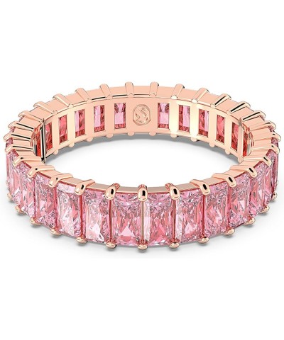 Matrix Crystal Ring Collection, Pink Crystal, Rose Gold-Tone Finish US 6 EU 52 Pink $64.38 Rings