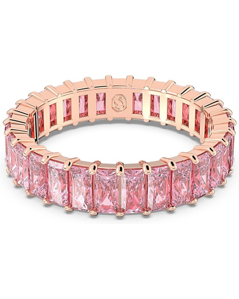 Matrix Crystal Ring Collection, Pink Crystal, Rose Gold-Tone Finish US 6 EU 52 Pink $64.38 Rings