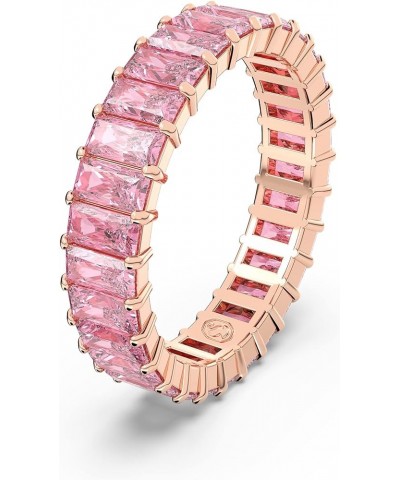 Matrix Crystal Ring Collection, Pink Crystal, Rose Gold-Tone Finish US 6 EU 52 Pink $64.38 Rings