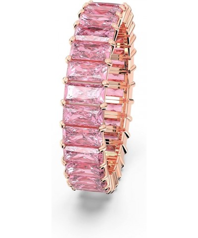 Matrix Crystal Ring Collection, Pink Crystal, Rose Gold-Tone Finish US 6 EU 52 Pink $64.38 Rings