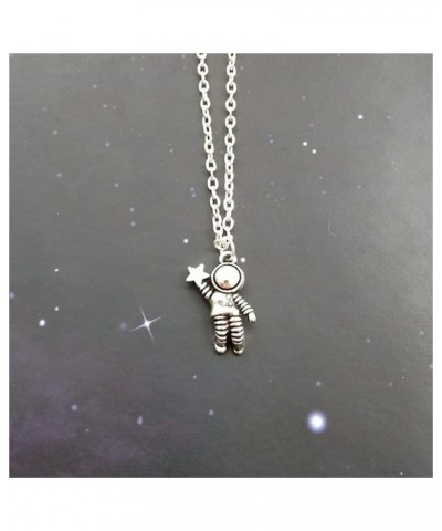 Original Fashion Astronaut Necklace, Space Jewelry, Space Lover Gift, Dainty Necklace $7.13 Necklaces