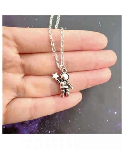 Original Fashion Astronaut Necklace, Space Jewelry, Space Lover Gift, Dainty Necklace $7.13 Necklaces