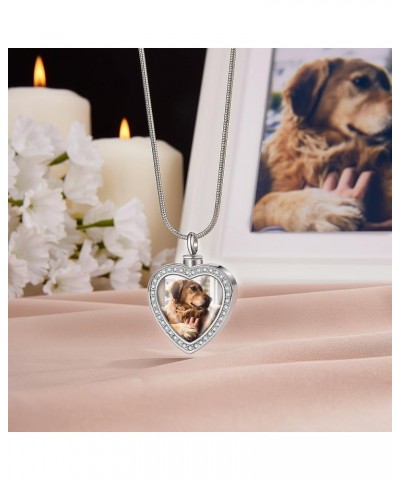 Customized Photo Urn Necklace for Ashes, Personalized Ashes Necklace with Picture Inside, Cremation Jewelry Ashes Keepsake Ne...