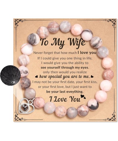 Mom/Aunt/Grandma/Mother in law Gifts, I Love You 100 Languages Bracelets from Daughter Niece Granddaughter wife $8.69 Bracelets