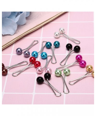 12Pcs Muslim Hijab Pearl Clip,Brooch Scarf Safety Clip Women Wedding Pin for Muslim Women's Scarves, Hijabs, Brooch, Safety P...