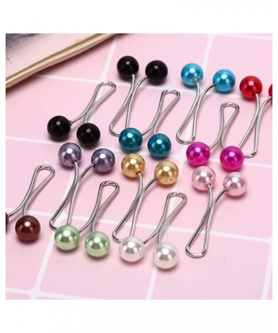 12Pcs Muslim Hijab Pearl Clip,Brooch Scarf Safety Clip Women Wedding Pin for Muslim Women's Scarves, Hijabs, Brooch, Safety P...