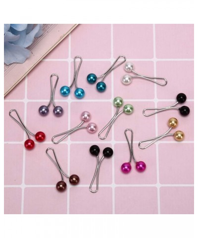 12Pcs Muslim Hijab Pearl Clip,Brooch Scarf Safety Clip Women Wedding Pin for Muslim Women's Scarves, Hijabs, Brooch, Safety P...