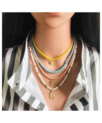 Puka Shell Necklace Summer Necklaces Jewelry Beach Necklace Vacation Outfits for Women Hawaiian Necklace for Teen Girl Gifts ...