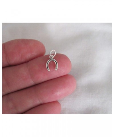 Charm - Sterling Silver - Jewelry - Pendant - Horseshoe Mini Tiny $17.69 Pendants