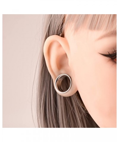 DIY Ear Gauges Hypoallergenic Saddle Ear Hangers Plugs Tunnels 316 Stainless Steel Ear Expander Stretchers Piercing Body Jewe...