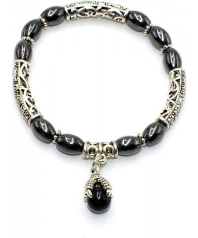 Handmade Bracelet Collection - (Ethnic Wallet Gift) Eagle Clawed Black Hematite $10.55 Bracelets