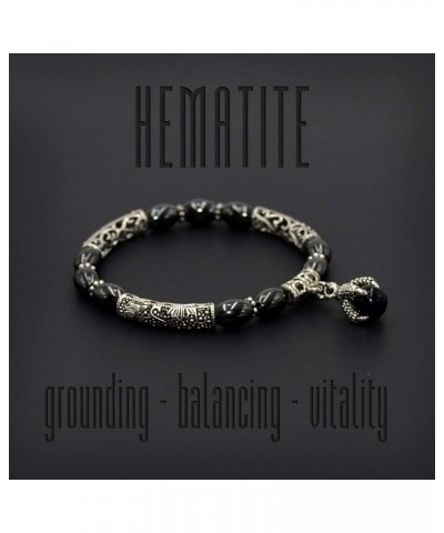 Handmade Bracelet Collection - (Ethnic Wallet Gift) Eagle Clawed Black Hematite $10.55 Bracelets