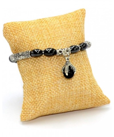 Handmade Bracelet Collection - (Ethnic Wallet Gift) Eagle Clawed Black Hematite $10.55 Bracelets