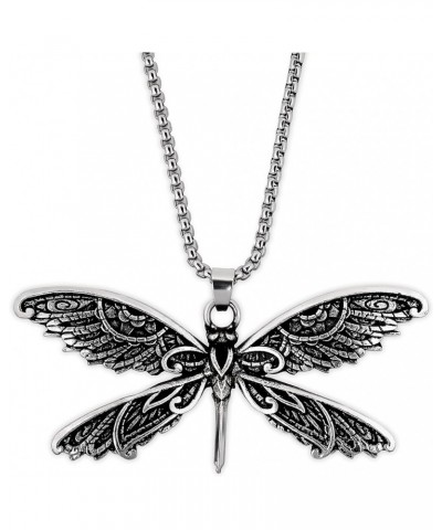 Antique Nature Animal Totem Pendant Necklace Jewelry Gift for Women Dragonfly $7.64 Necklaces