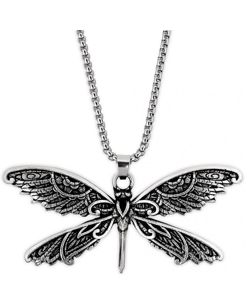 Antique Nature Animal Totem Pendant Necklace Jewelry Gift for Women Dragonfly $7.64 Necklaces