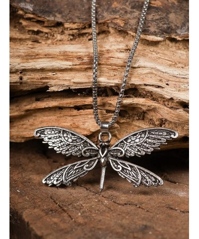 Antique Nature Animal Totem Pendant Necklace Jewelry Gift for Women Dragonfly $7.64 Necklaces