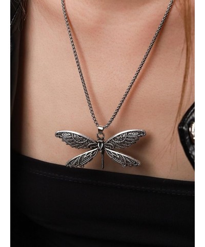 Antique Nature Animal Totem Pendant Necklace Jewelry Gift for Women Dragonfly $7.64 Necklaces