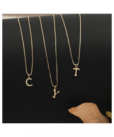 Gold Initial Necklaces for Women, Gold Plated Letter Necklace for Girls, Dainty A-Z Pendant Choker Necklace W-Gold $8.09 Neck...