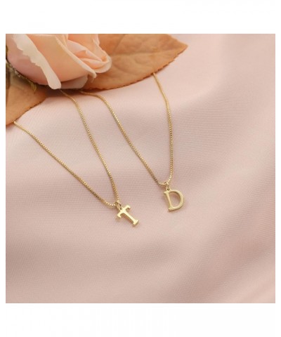 Gold Initial Necklaces for Women, Gold Plated Letter Necklace for Girls, Dainty A-Z Pendant Choker Necklace W-Gold $8.09 Neck...