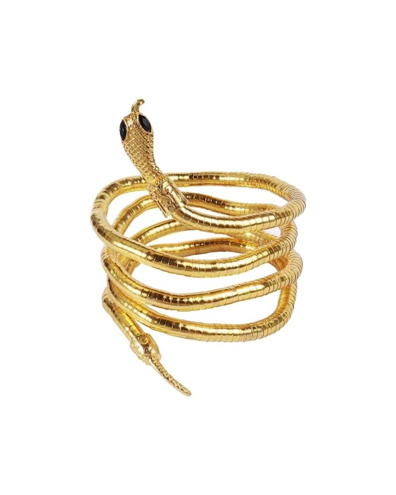 Snake Necklace Bendable Snake Bracelet Snake Shape Collar Necklace Serpent Snake Jewelry for Women Girls B:Gold $7.55 Necklaces