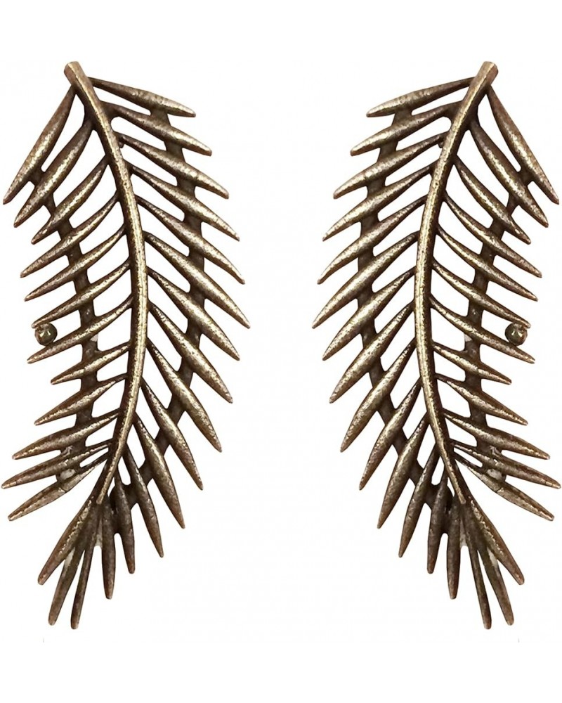 by Touchstone Indian Bollywood Gorgeous intricately Handcrafted Tribal Boho Designer Earrings In Oxidized Silver or Gold Tone...