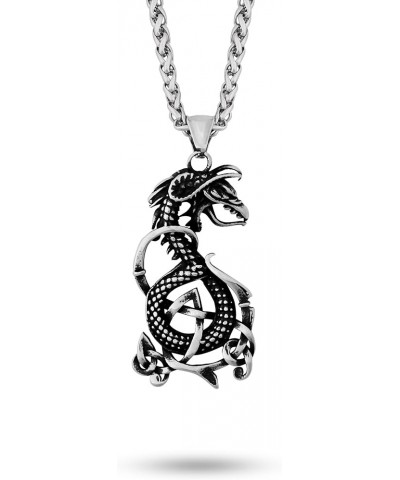 Dragon Necklace, Medieval Mythic Dragon Totem Pendant, Dragon Jewelry Gift for Men and Women 9 $9.89 Necklaces