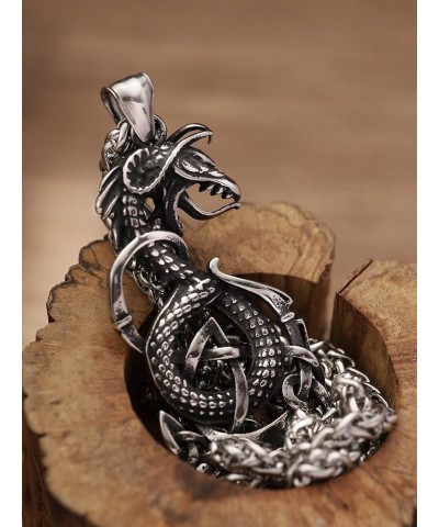 Dragon Necklace, Medieval Mythic Dragon Totem Pendant, Dragon Jewelry Gift for Men and Women 9 $9.89 Necklaces