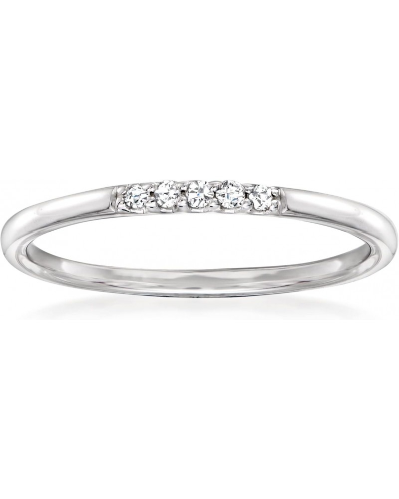 by Ross-Simons Diamond-Accented Ring in Sterling Silver $51.70 Rings