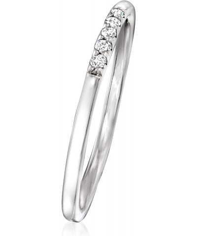 by Ross-Simons Diamond-Accented Ring in Sterling Silver $51.70 Rings