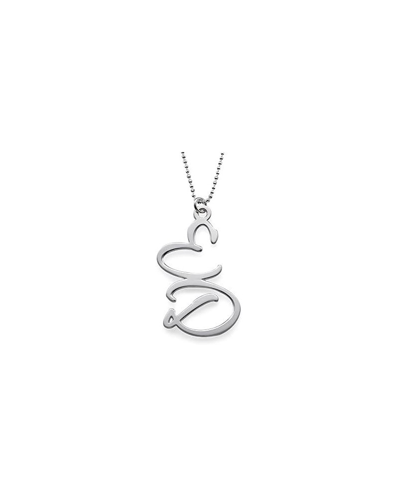 MYKA - Two Initial Necklace in Sterling Silver - Customized Jewelry Women, Gifts for Woman Sterling Silver $25.81 Necklaces