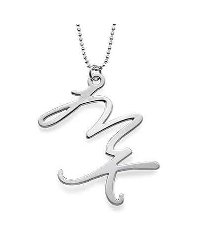 MYKA - Two Initial Necklace in Sterling Silver - Customized Jewelry Women, Gifts for Woman Sterling Silver $25.81 Necklaces