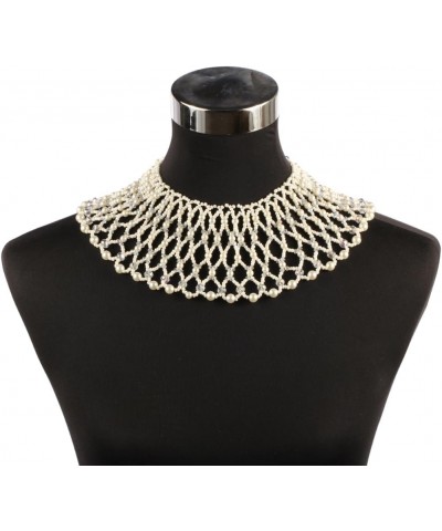 Big Chunky Ball Beaded Choker Collar Pendant Necklace for Women Handmade Chain Metal Statement Jewelry Z-N1405 $11.20 Necklaces