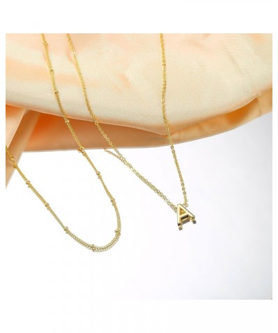 Dainty Initial Necklaces for Women Girls - 14K Gold/White Gold Plated Letter A-Z Necklace | Minimalist Monogram Necklace | Pr...