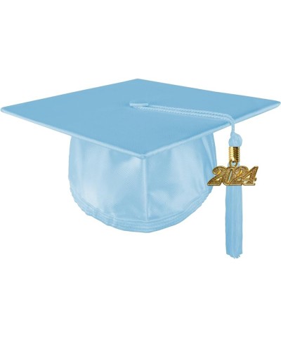 Kindergarten Preschool Unisex Shiny Graduation Cap with Gold Charm Tassel Purple $8.24 Bracelets