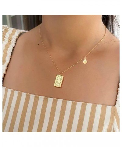 18k Gold Plated Stainless Steel Zodiac Sign Necklaces Astrology Gifts for Women Constellation Pendant Jewelry Capricorn $9.53...