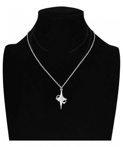 Star Necklace Gold Silver Cute Necklace for Women Star Necklaces for Teen Girls Chunky Shiny Star $7.49 Necklaces