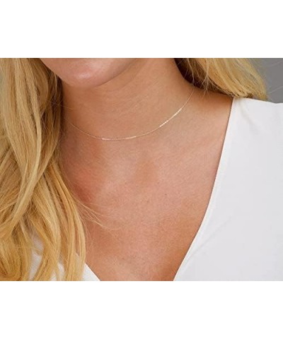 14k Yellow Real Solid Gold Rope Chain Necklace, 0.9mm $61.95 Necklaces