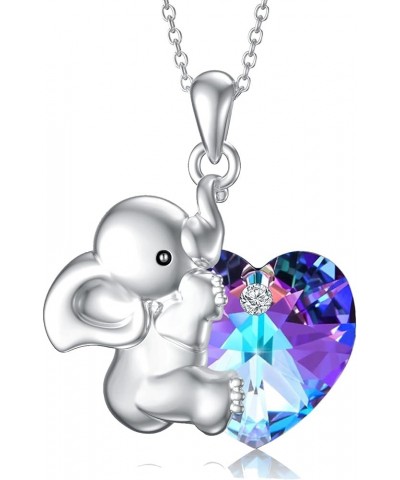 925 Sterling Silver Cute Animal Necklace Elephant/Cat/Dog/Cow/Guinea Pig/Sea Otter/Horse Pendant Necklace Jewlery Gifts for W...