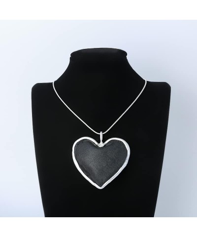 Heartfelt Glam: 80cm Sweater Chain with Oversized Heart Pendant - Casual Chic & Versatile Statement Piece! FashionFrenzy Hear...