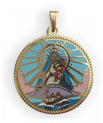 Catholic/Yoruba Our Lady of Charity (Virgen de la Caridad de la Cobre) Pendant - Religious Gifts for Women Gold $11.76 Pendants