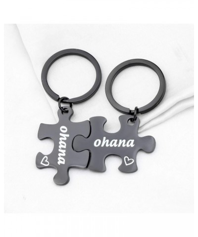 Ohana Puzzle keychain set Ohana Gift for Best Friend,Family (BL ohana puzzle) Bl Ohana Puzzle $9.45 Pendants